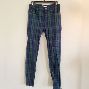 Vineyard Vines plaid skinny ankle pants